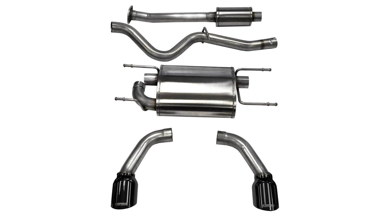 CORSA 14864BLK Cat-Back Exhaust System