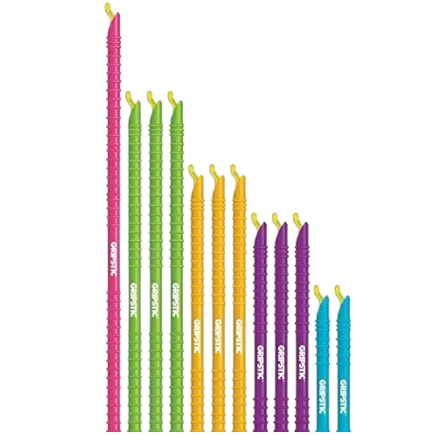 12-Pack Assorted Bag Sealers – Airtight Reusable Chip Bag Clips for Food Storage, Freezer & Pantry Organization – Slide-to-Seal Rods for Snacks, Cereal, Coffee & Frozen Foods