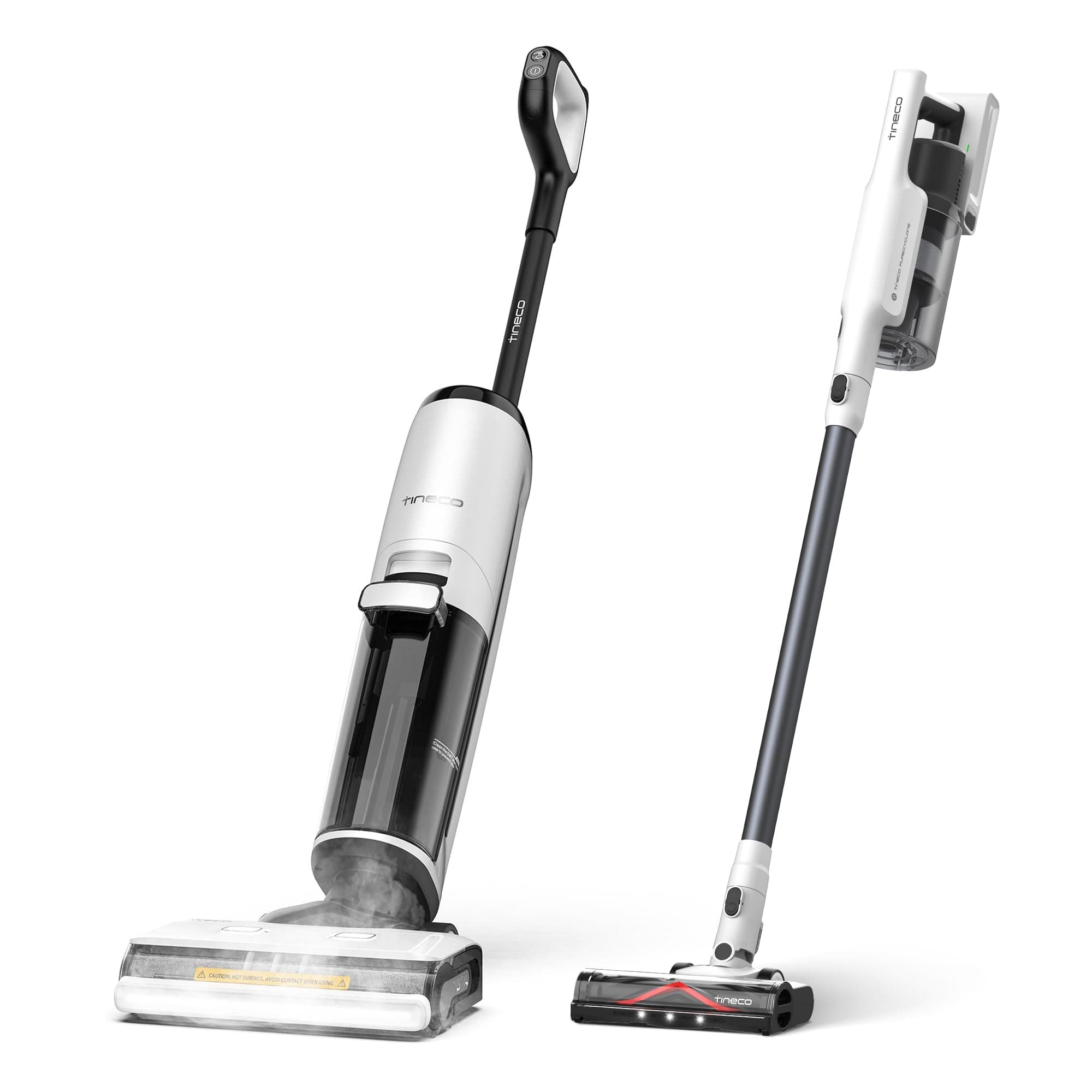 Floor ONE S7 Steam Cordless Wet Dry Vacuum Steam Mop All-in-One & A30S Cordless Stick Vacuum Cleaner, 160W Suction, 60Min Runtime