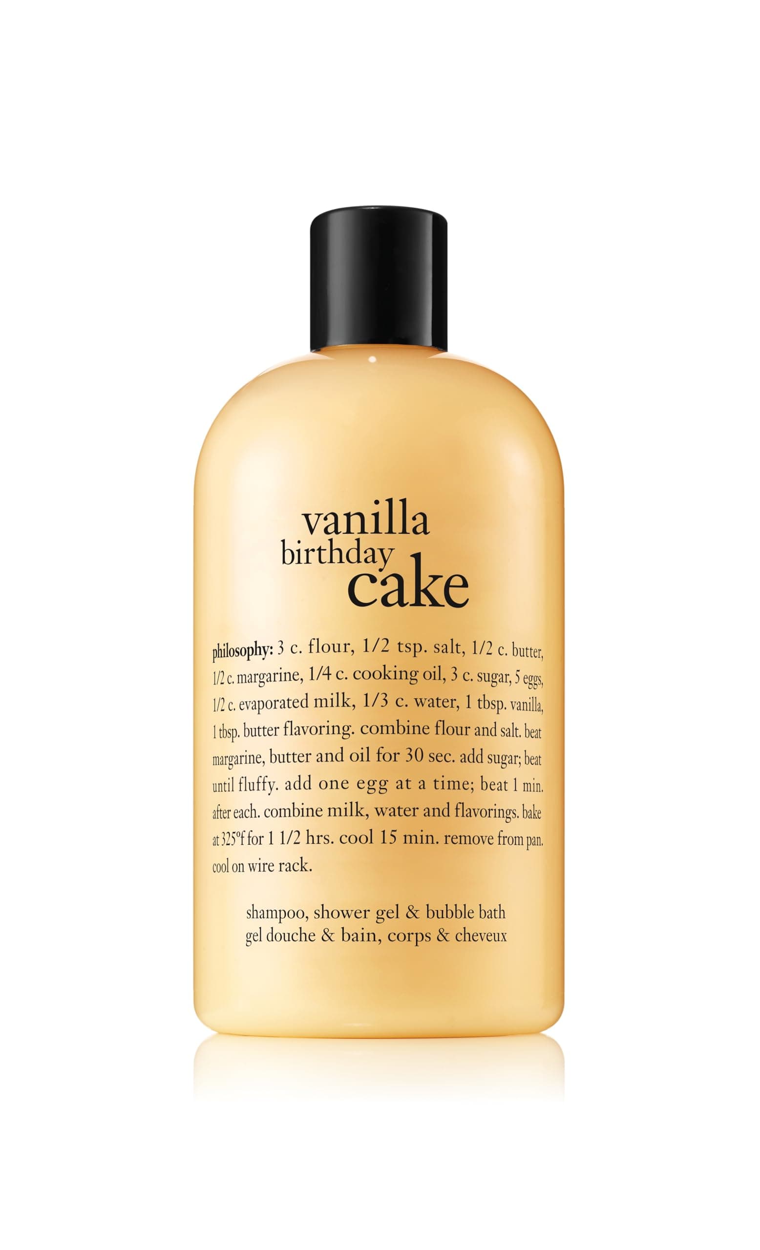 philosophy vanilla birthday cake shower gel | 480ml | bubble bath | body wash