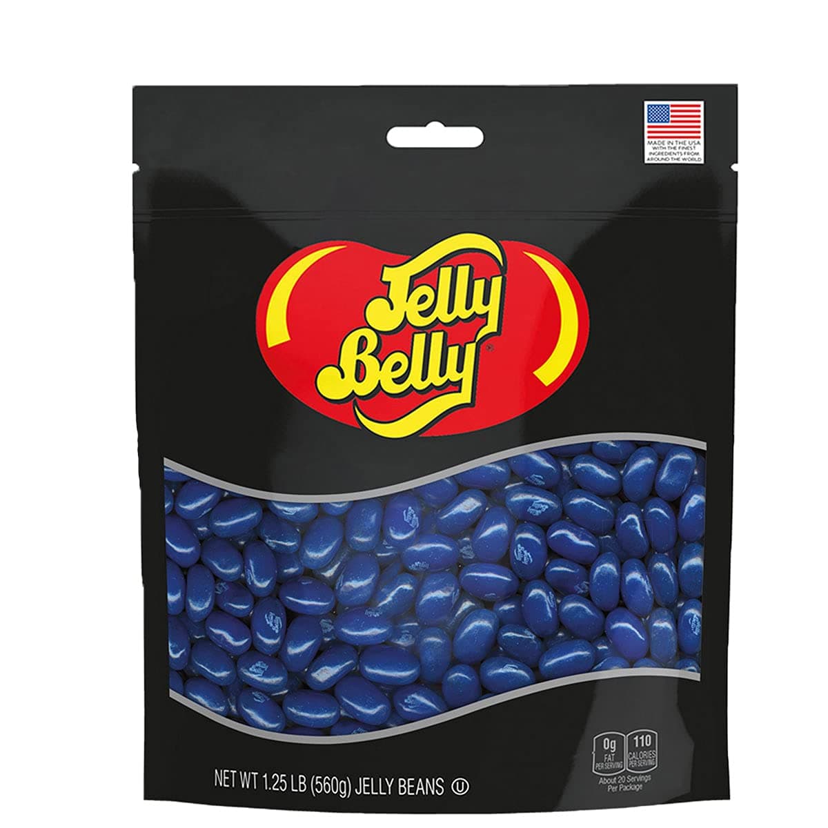 Jelly Belly Blueberry Jelly Beans 1.25 Pound Resealable Pouch