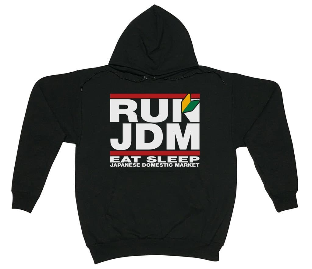 RTGraphics Men's Run JDM Eat Sleep Hoodie Sweater