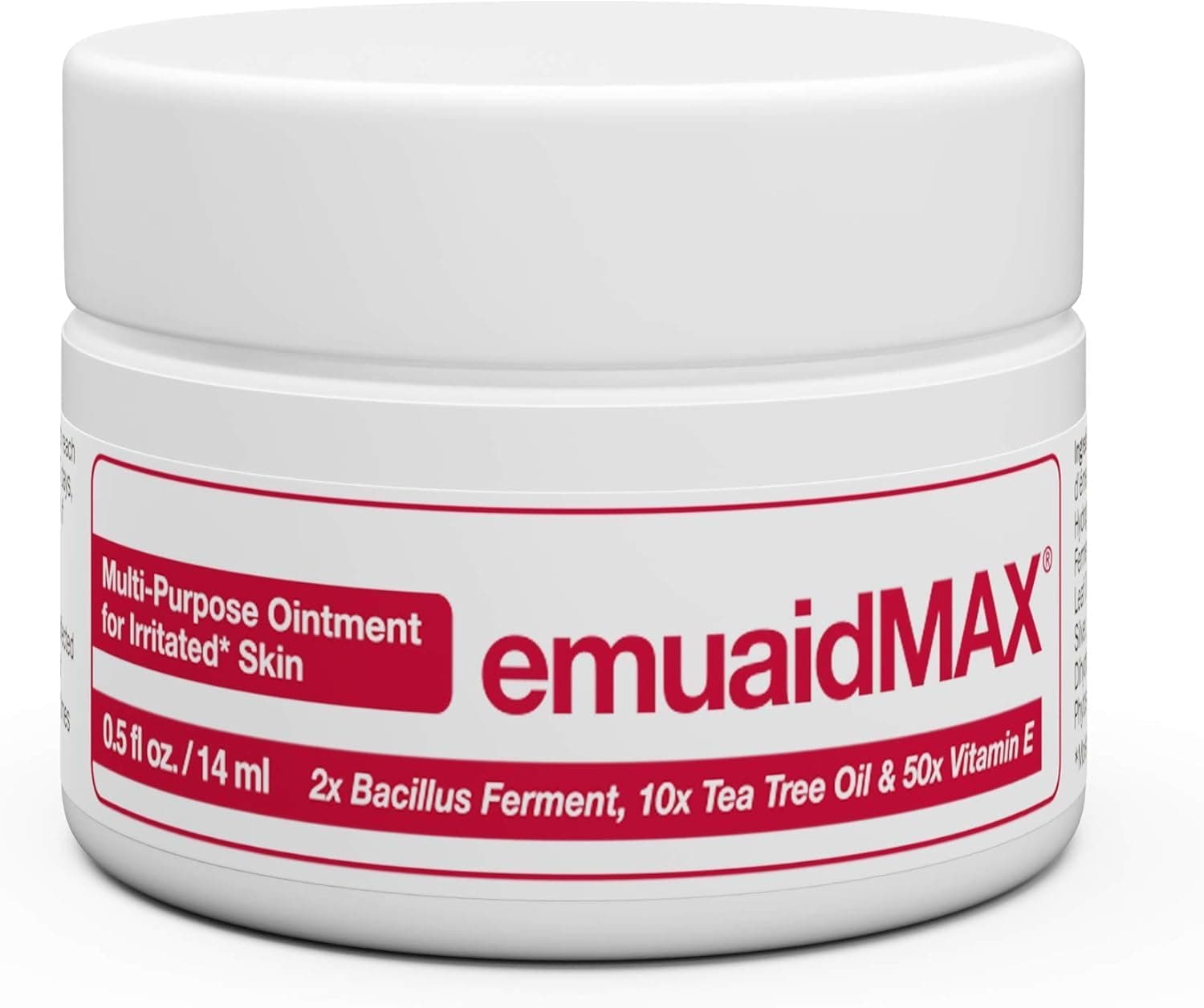 EMUAIDMAX Ointment for Itchy Skin, Maximum Strength Treatment for Athlete's Foot, Psoriasis, Jock Itch, Rash, Eczema, Cold Sores, Blisters, and Yeast Infection, 0.5oz