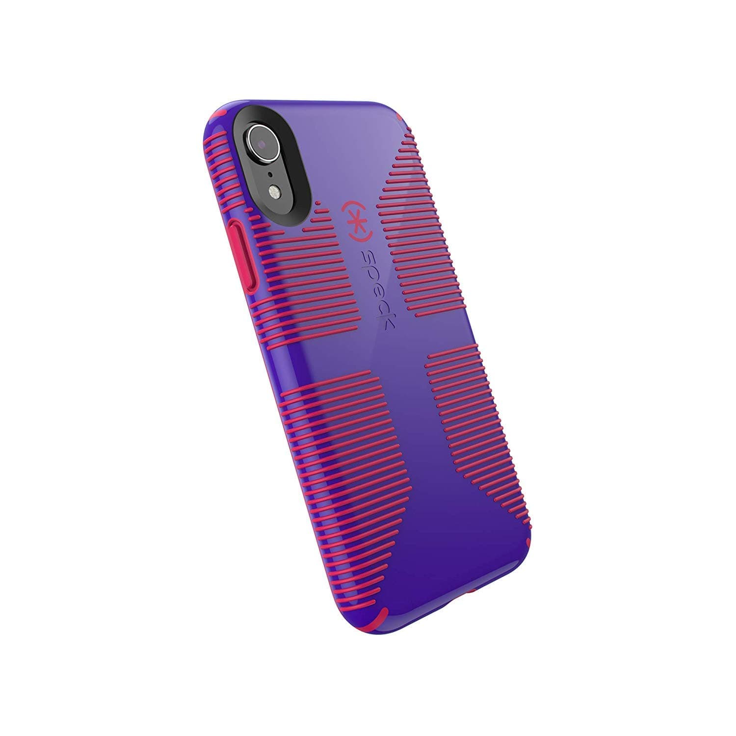 Speck Products CandyShell Grip iPhone XR Case, Ultraviolet Purple/Ruby Red