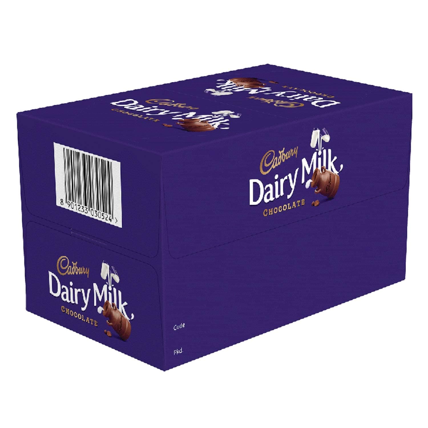 Cadbury Dairy Milk Chocolate, 6.3gram (Pack of 72)