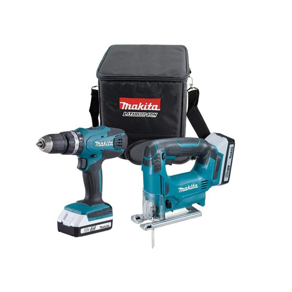 Makita DK18113X1 Cordless Combo Kit, 18V Capacity