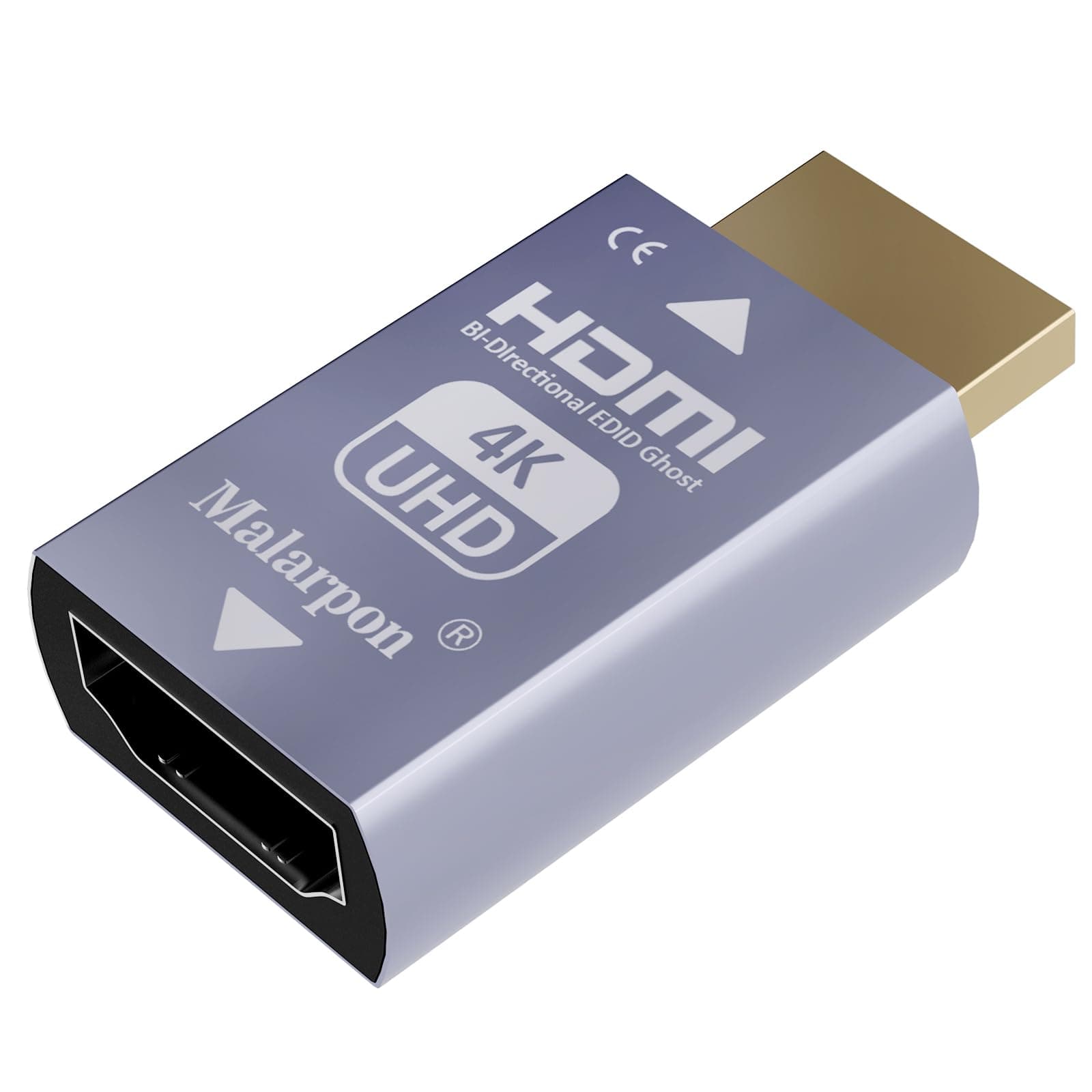 Hdmi Edid Emulator Passthrough 3rd Generrtion Aluminum fit Headlesskeep The EDID of The Monitor Active Switches and Extenders 3840x2160@59Hz 1P