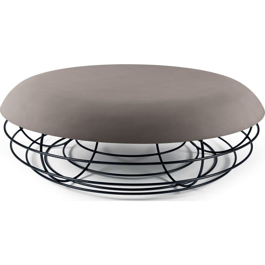 Atipico Nudo Coffee Table | Signal Black/Dove Gray