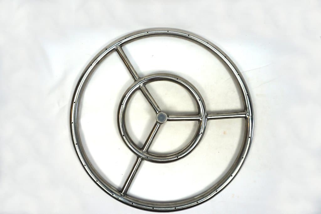 Stainless Steel Ring Burner Fire Pit 6" to 36"