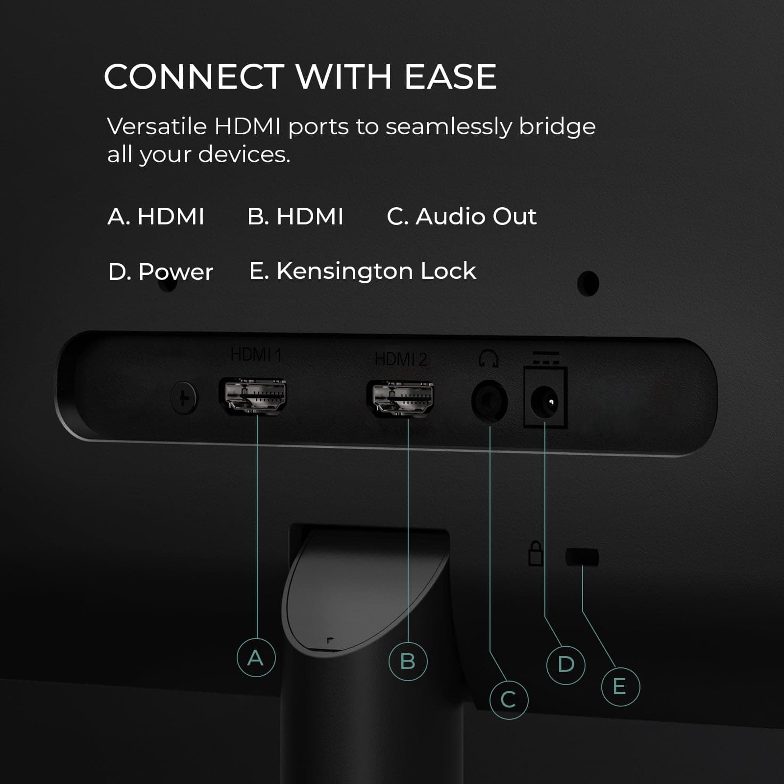 AOC 27B2H2 27” Frameless IPS Monitor, FHD 1920x1080, 100Hz, 101% sRGB, for Home and Office, HDMI x2, Low Blue Mode, VESA Compatible, Black