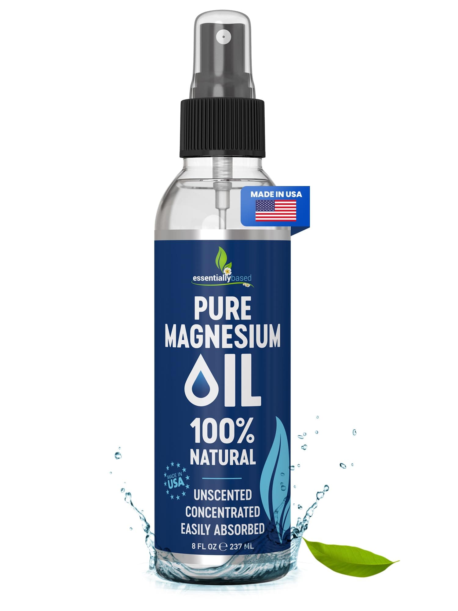 Magnesium Oil Spray | 236ml | Magnesium Spray for Muscles, Restless Legs & Aching Joints | Improve Sleep & Reduces Migraines | Transdermal Magnesium | Magnesium Chloride Oil