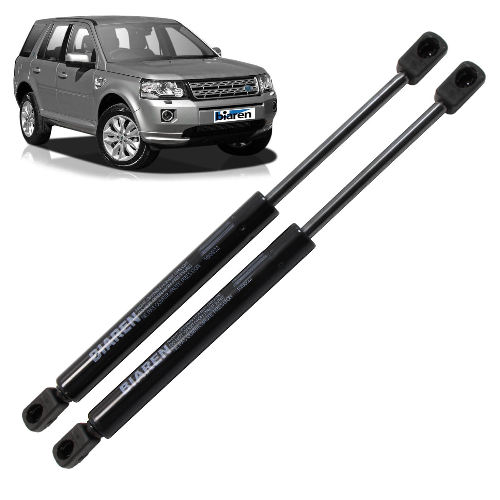 2x Front Bonnet Gas Struts For Land Rover Freelander 2 II L359 2006-2014 Lift Support System 410 (N) 320 MM - LR001773 6H5216C826BD