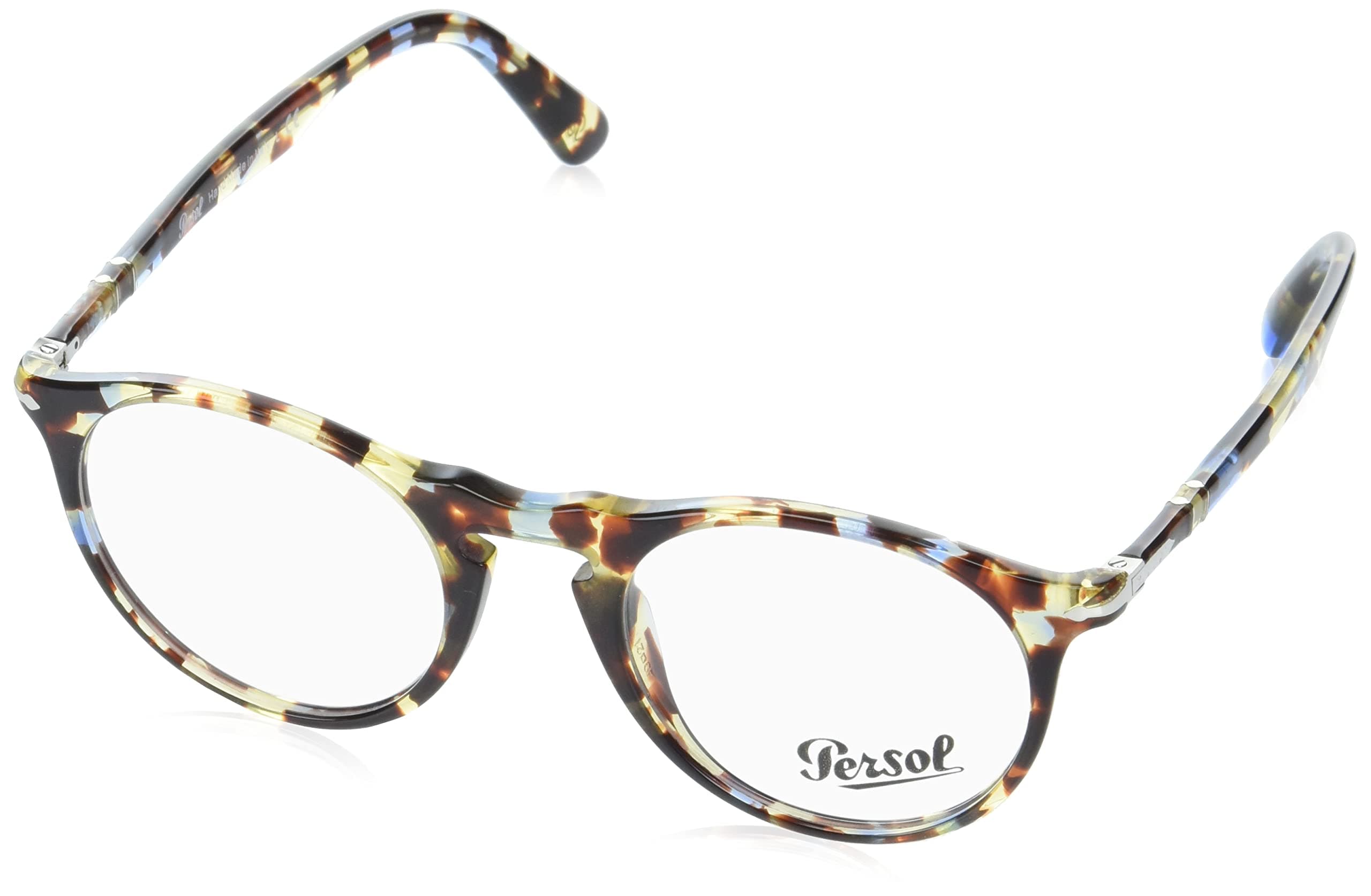 Persol PO3201V Eyeglass Frames 1058-51 - Azure Brown PO3201V-1058-51