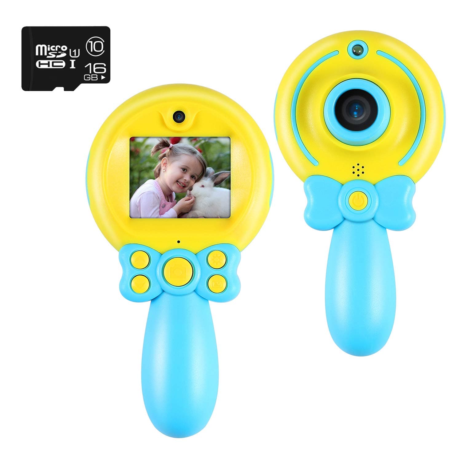 Camera for Kids,Video Camera for Girls Boys,1080P 2” Rechargeable Kids Camera Digital Cameras Age 3-7 Kids with 16G SD Card