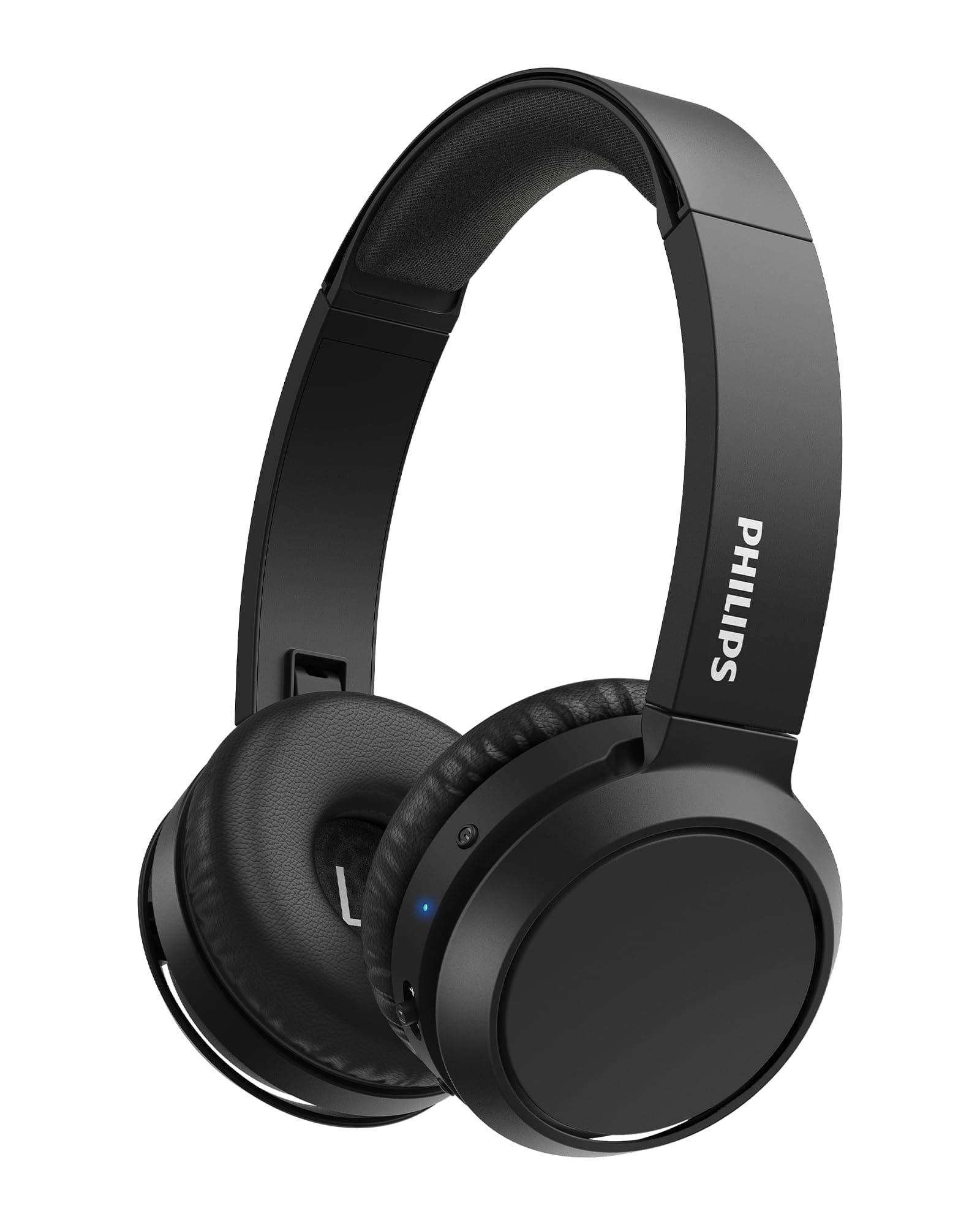 H4205 Wireless Headphone,On-Ear Bluetooth Headphone with BASS Boost,Quality Sound,32mm Drivers,29-Hour Battery Life,Fast Charging,Lightweight,Adjustable Cushioned Headband,Soft Ear Cups,Black