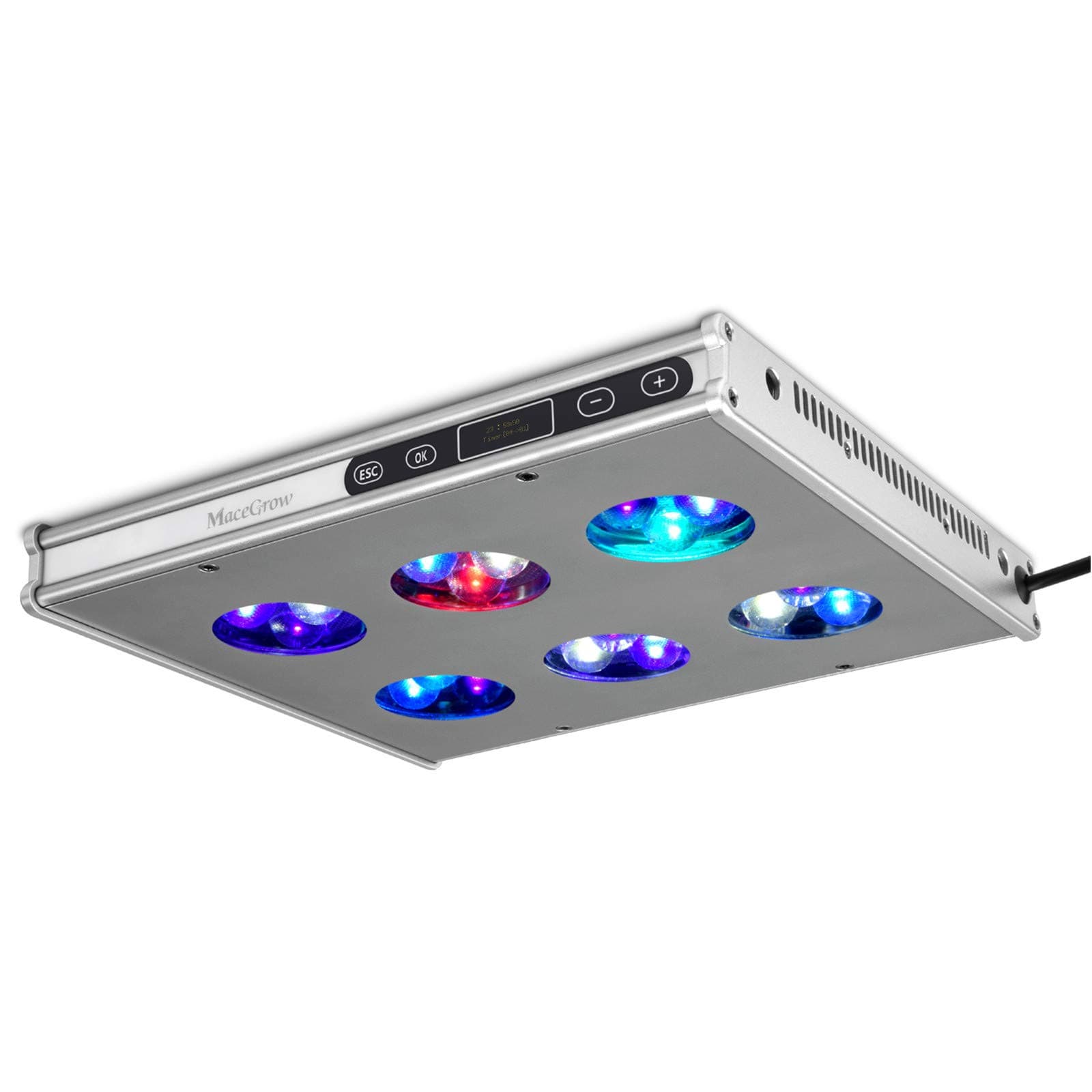 Led Aquarium Light-Dimmable Timer Control 78w Saltwater Reef Light with uv Full Spectrum for Hard SPS Lps Coral Reef
