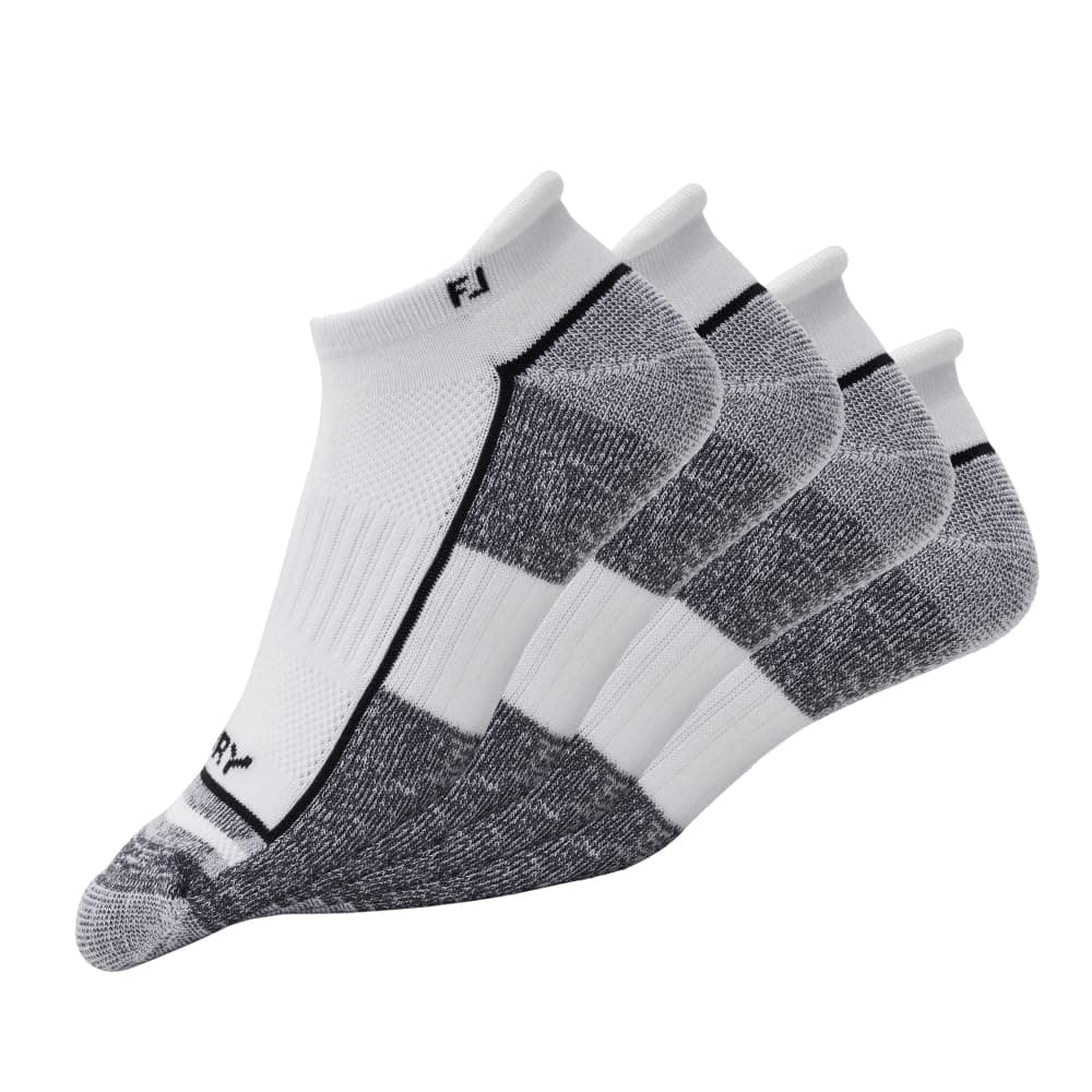 Men's ProDry Roll Tab 2-Pack Socks, White XL, Fits-Shoe Size 12-15