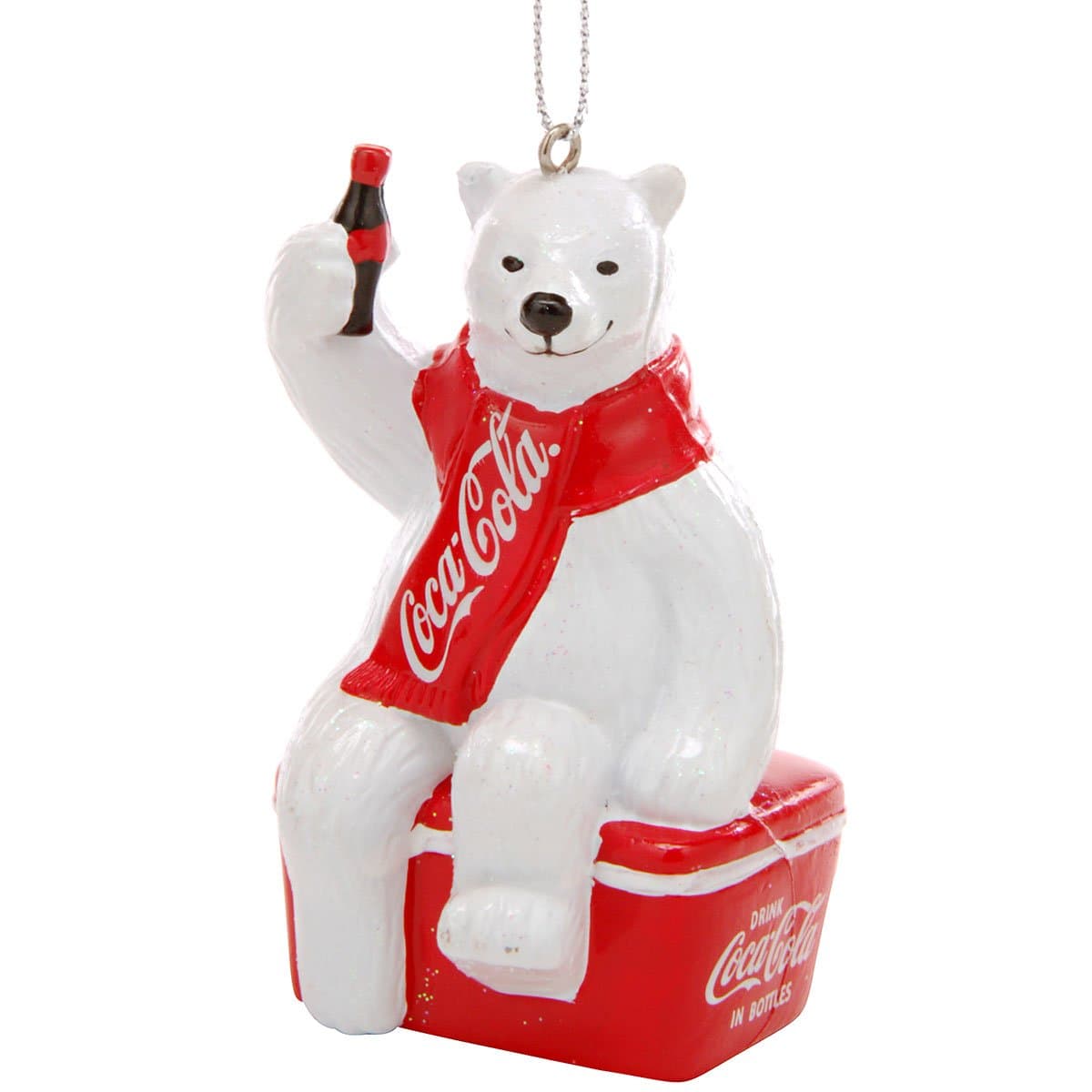 Kurt Adler 3.5" Coca Cola Polar Bear On Co