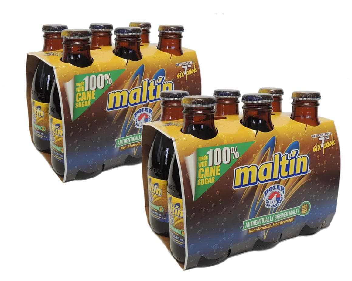 Maltin Polar 6 Pack 7 oz. Bottles by Polar Pack of 2 Six Packs