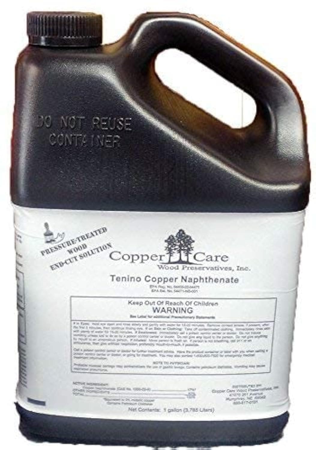 Tenino Copper Naphthenate 17% (2% as Metal) - 1 Gallon - Wood Preservative