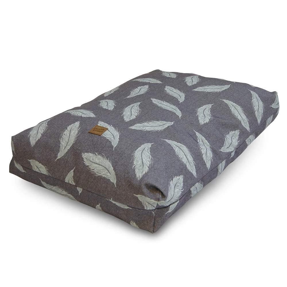 Danish DesignRetreat Grey/Duck Egg Eco-Wellness Feather Dog/Puppy Duvet 87 x 138 cm