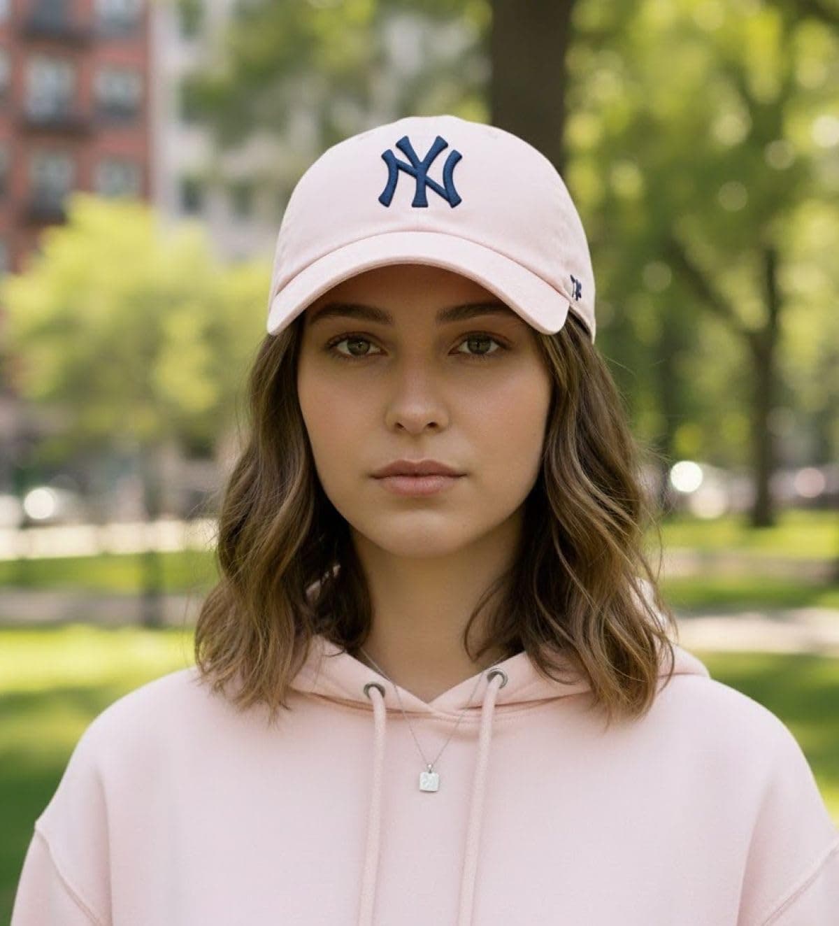 47 Brand アジャスタブル キャップ - CLEAN UP ニューヨーク・ヤンキース (New York Yankees) natural