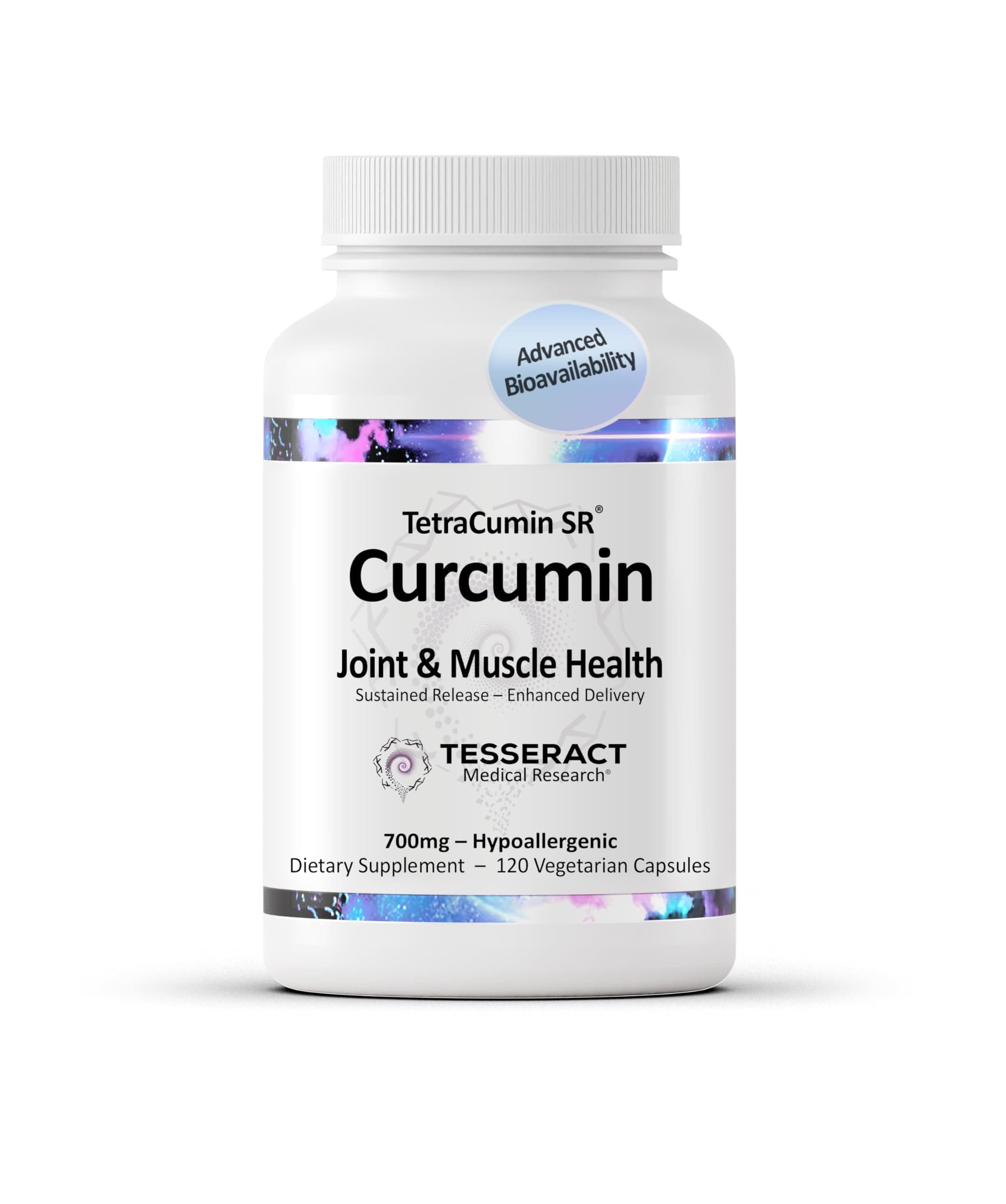 TetraCumin SR Joint Support Supplement, Sustained Release Turmeric Curcumin Metabolite, Proprietary Joint Supplements for Women & Men, Helps Promote Muscle & Joint Health, 120 Capsules