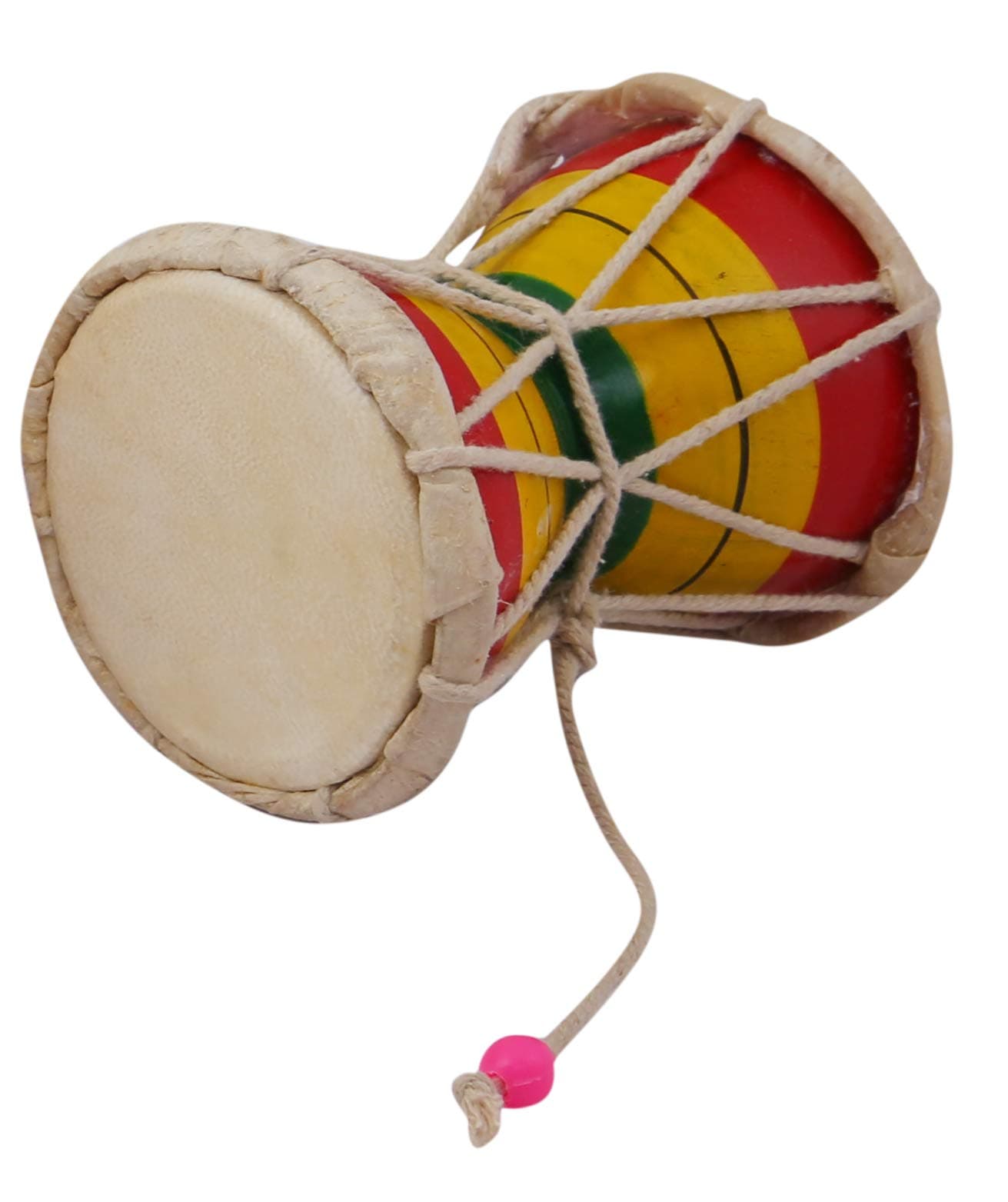 Juarez Nawaab 4 Inch Damru Hand Percussion Handmade Indian Musical Instrument