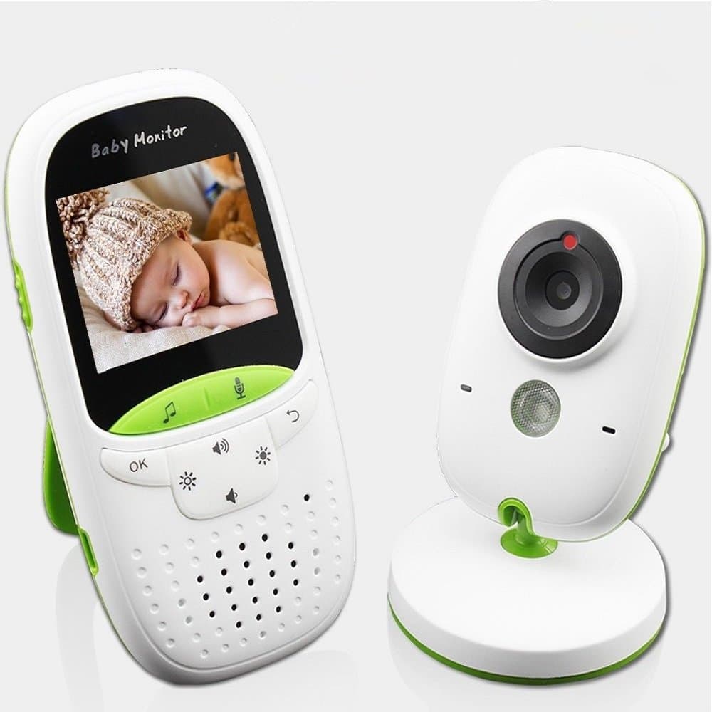 Battiphee Video Baby Monitor, Night Vision, Temperature Monitoring, 2.4G Wireless Two Way Talk Back,Multi-Languages Support, 900 Feet Range