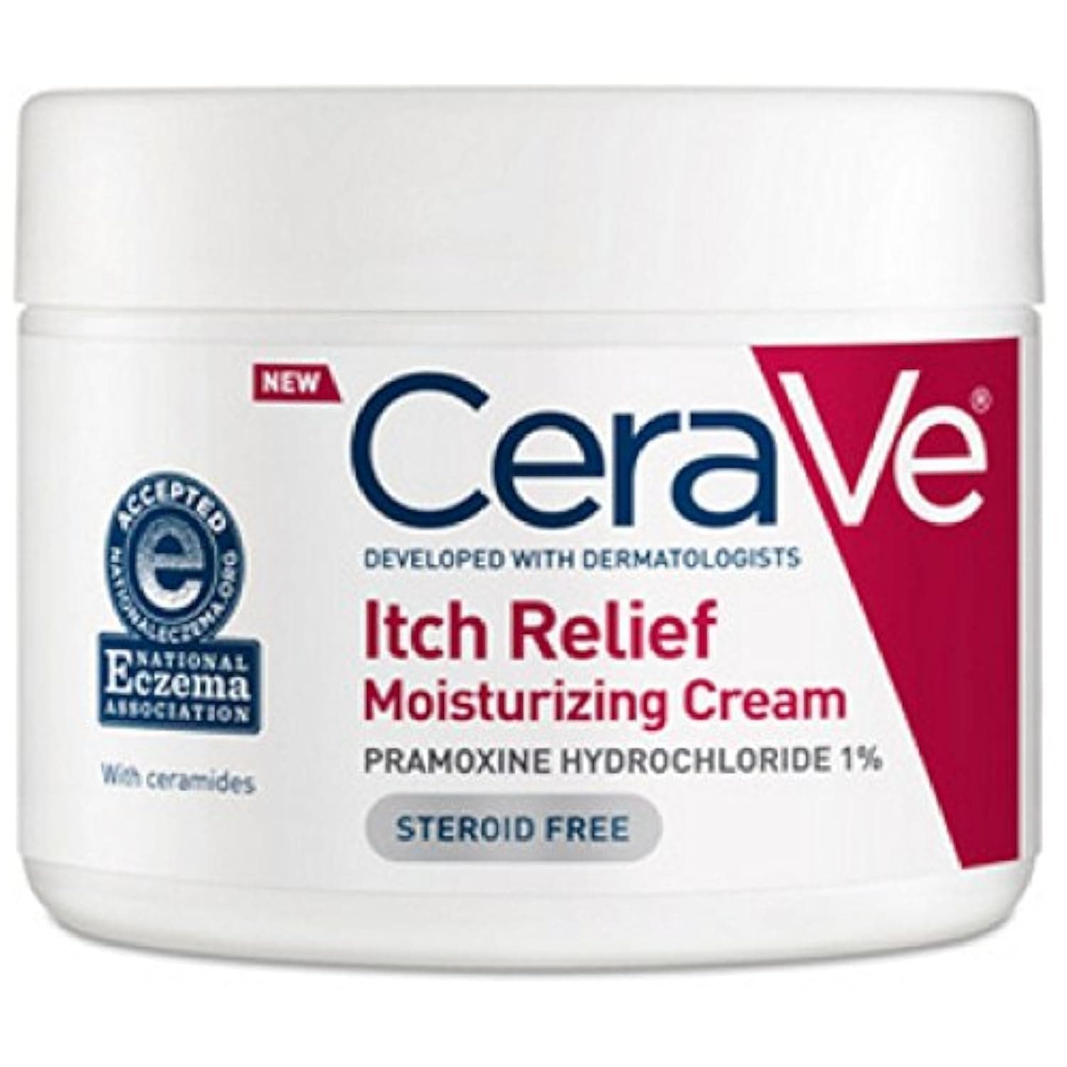 CeraVe Itch Relief Moisturizing Cream Tub 12 oz