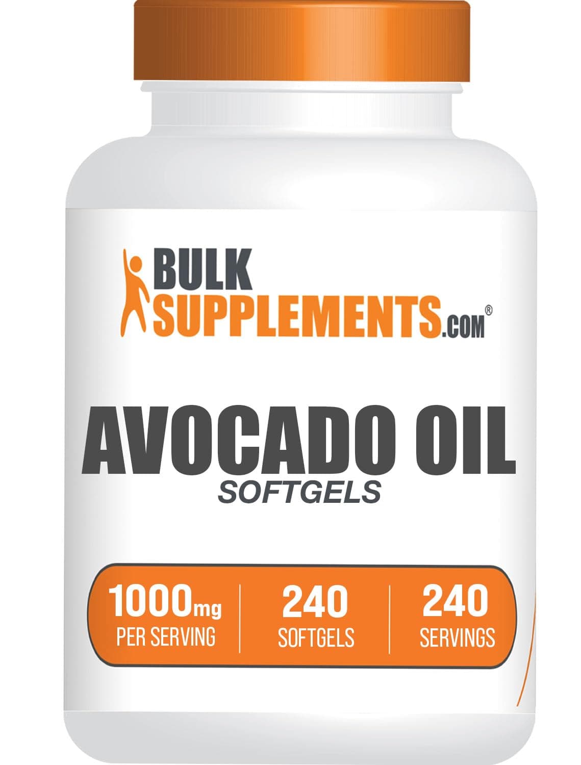 com Avocado Oil 1000mg Softgels - Avocado Oil Supplement, Avocado Oil Capsules, Avocado Oil Pills - Gluten Free & Soy Free, 1 Avocado Oil Softgel per Serving, 240 Softgels