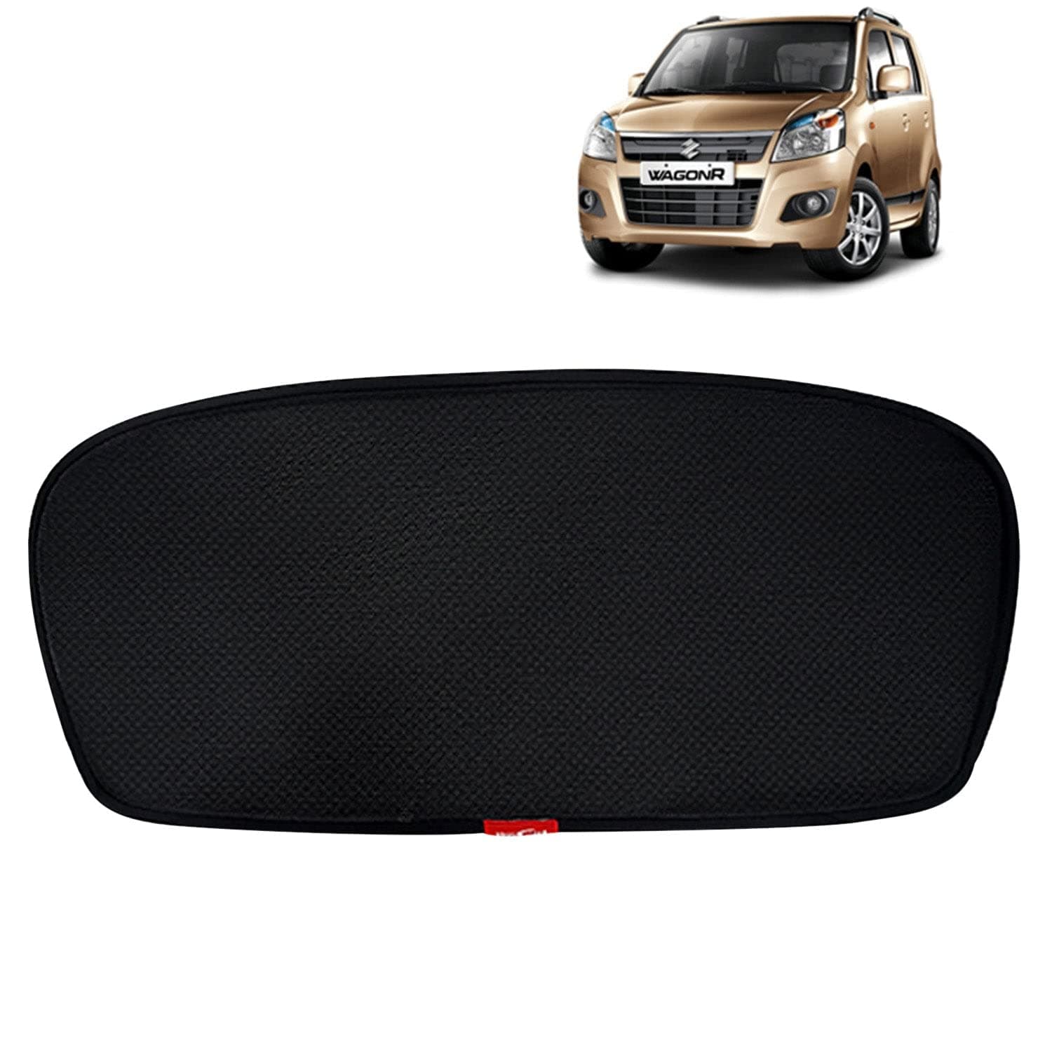 KINGSWAY Accessories Car Sun Shade Rear Windshield Non Magnetic Fix Type Curtain Only Compatible with Maruti Suzuki Wagon R Year 2010 to 2018 All Model, Premium Car Dicky Sunshade, Pack of 1 Pcs
