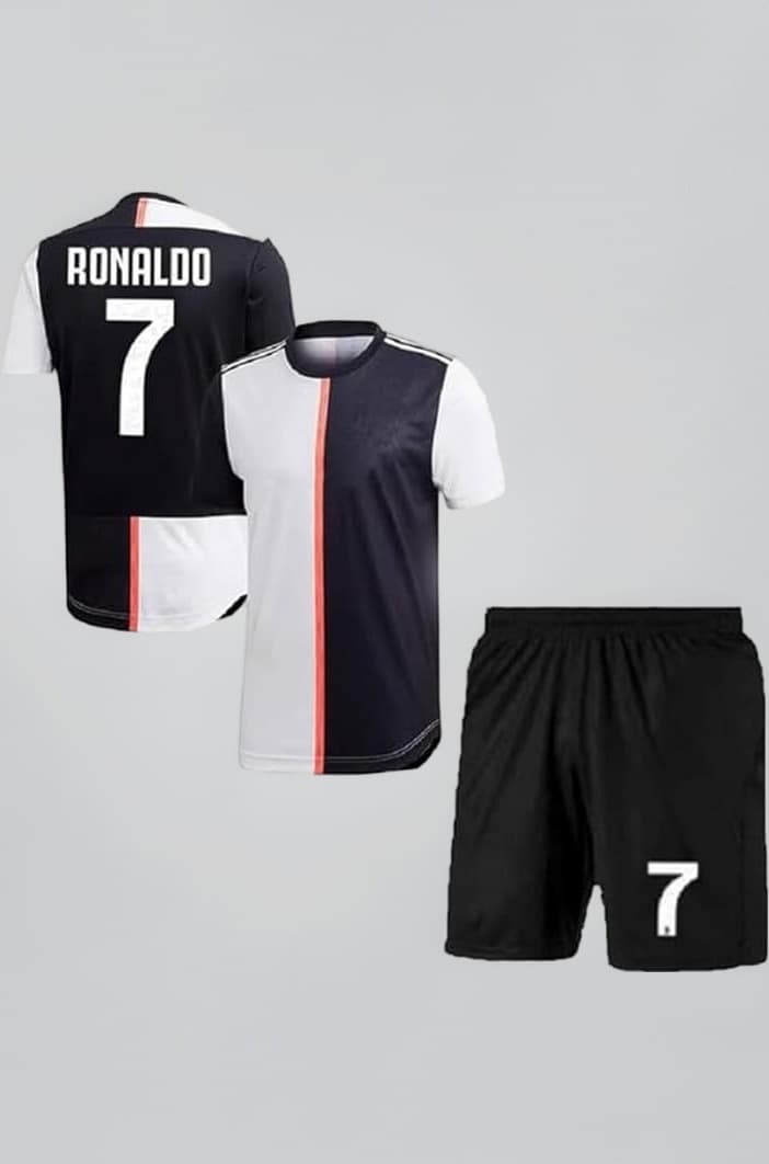 RJM Messi 10 Football Jersey Tshirt 2024 with Printed Shorts for (Men,Kids & Boys)(Large 40,Multicolor-7)