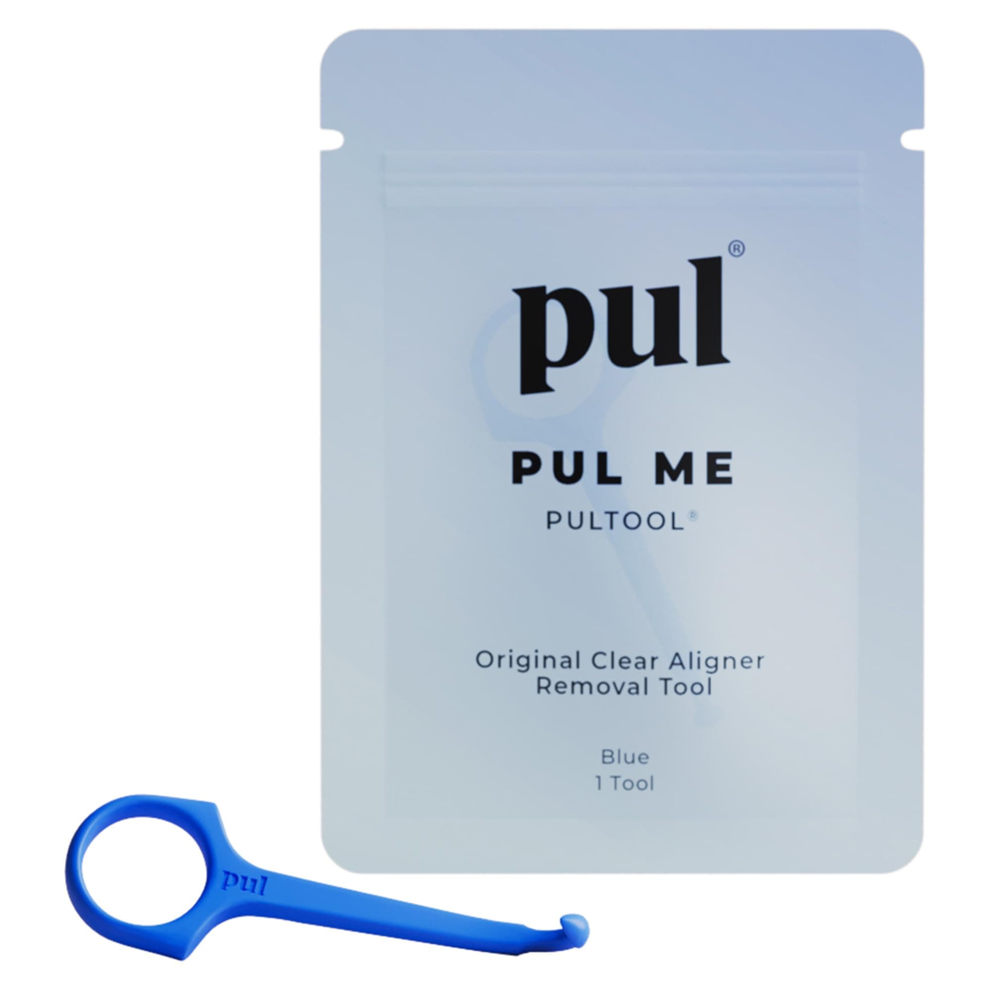 – PUL Aligner Removal Tool - Blue | Safe & Hygienic Hook for Invisalign & Retainers | Gentle BPA-Free Design for Daily Use | Pack of 1