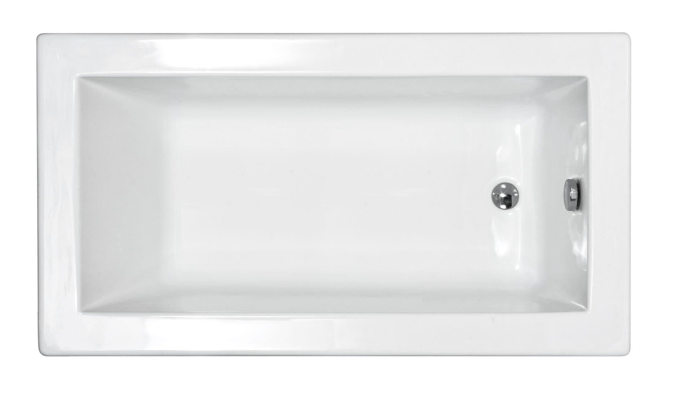 S3060VN Tubs Venetian 30 by 60 by 23-Inch Rectangular Soaking Bathtub, White