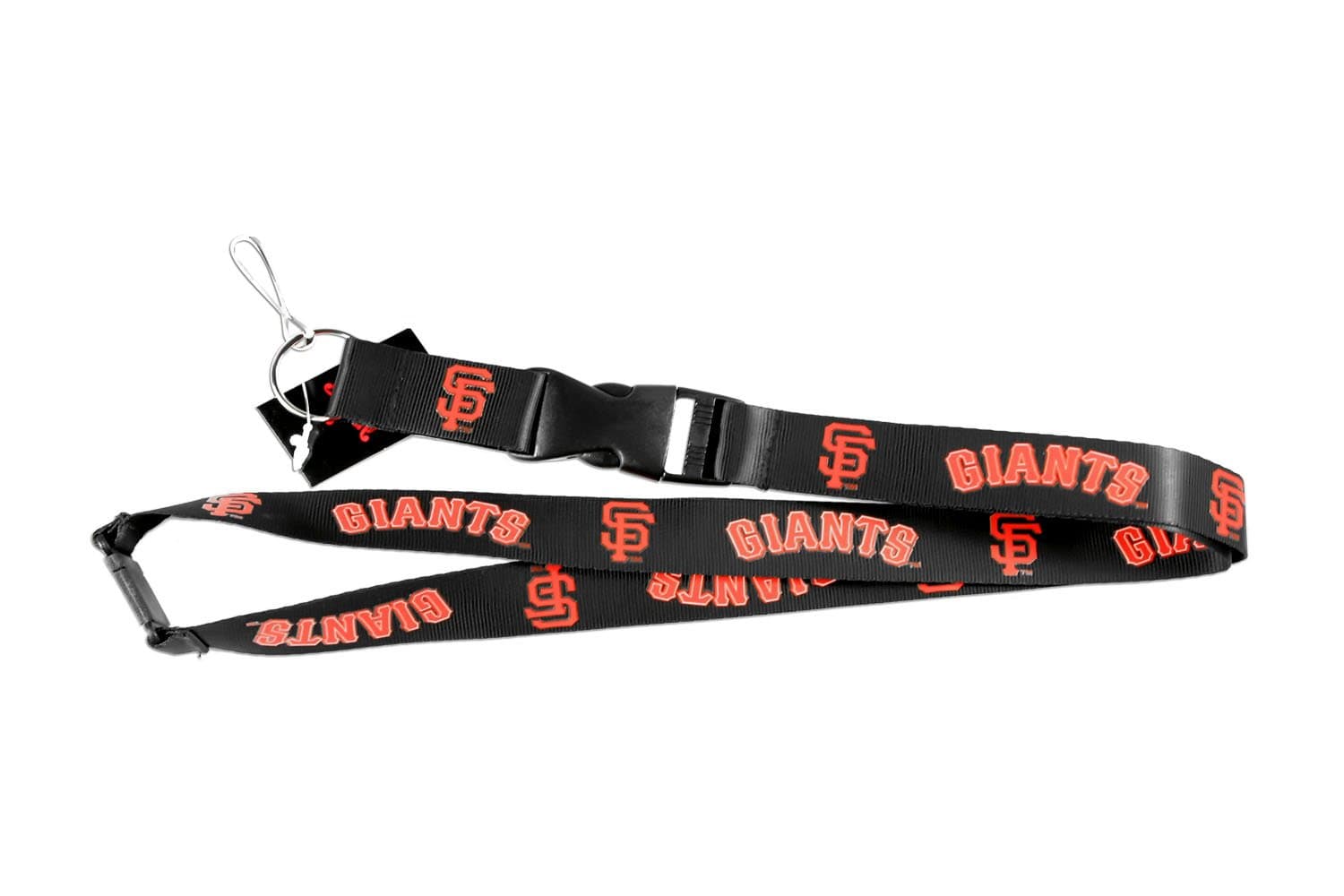 San Francisco Giants Sf Clip Lanyard Keychain Id Ticket Holder Black