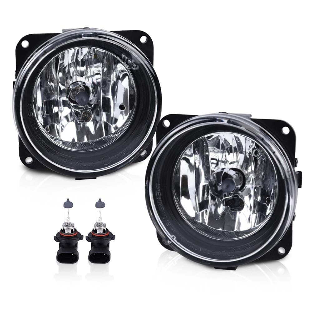 PIT66 Fog Light, Compatible with 2003-2004 Ford Mustang Cobra/Fit 2002-2004 Ford Focus(SVT Models Only)/Fit 2005-2007 Ford Escape/Fit 2002 Lincoln LS Left/Right