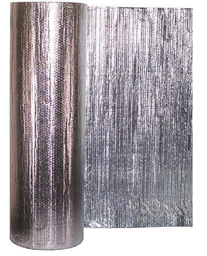 Solar Bay SOLA4mmBUBBLE5m Sola-Guard 4mm Thick Heavy Duty Double Foil Reflective Bubble Insulation 1.2m Wide (5m), Silver