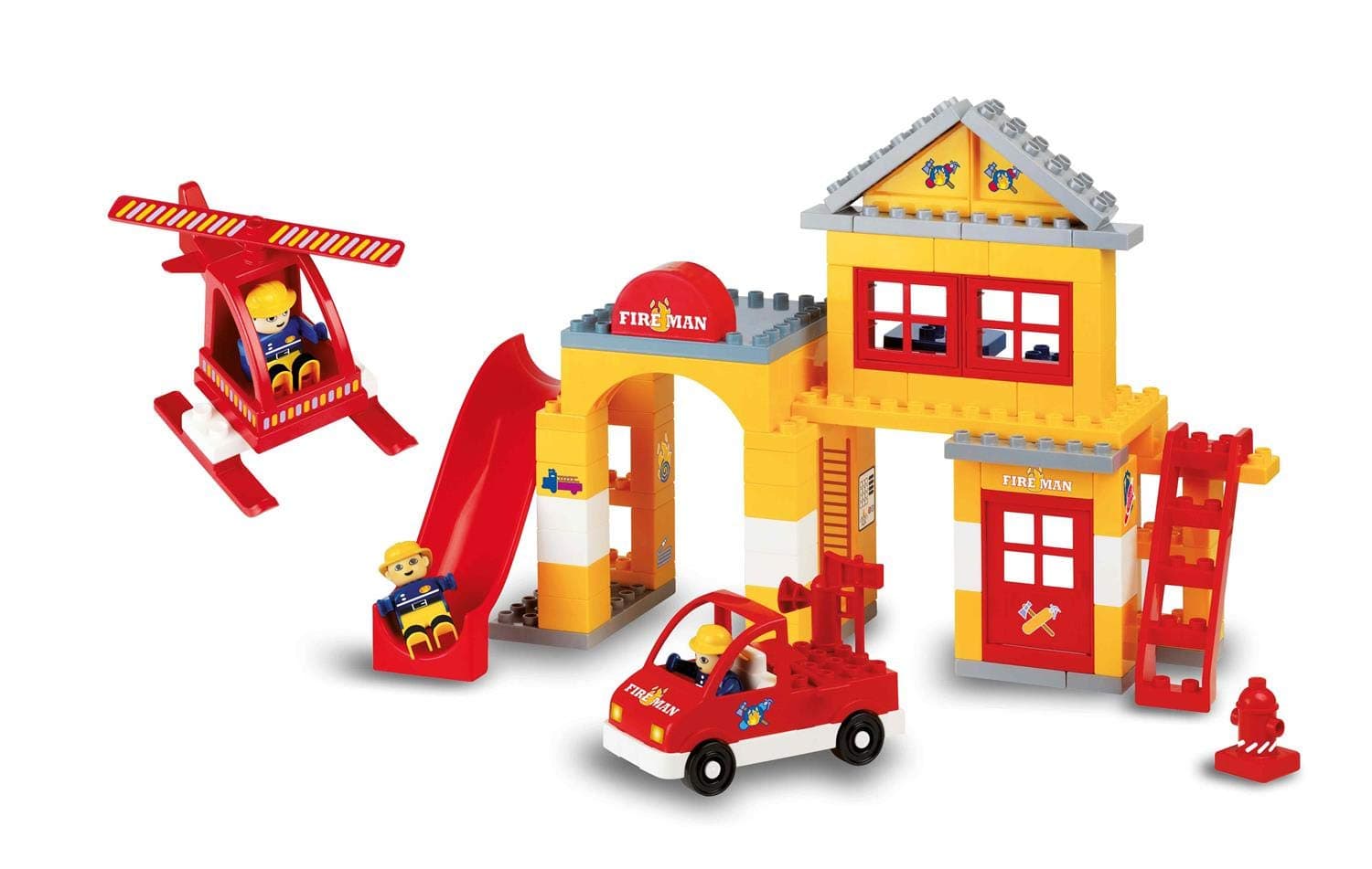 UnicoAndroni Giocattoli-8558-0002 Compatible Car Buildings: 8558-0002, Assorted Colours, Medium