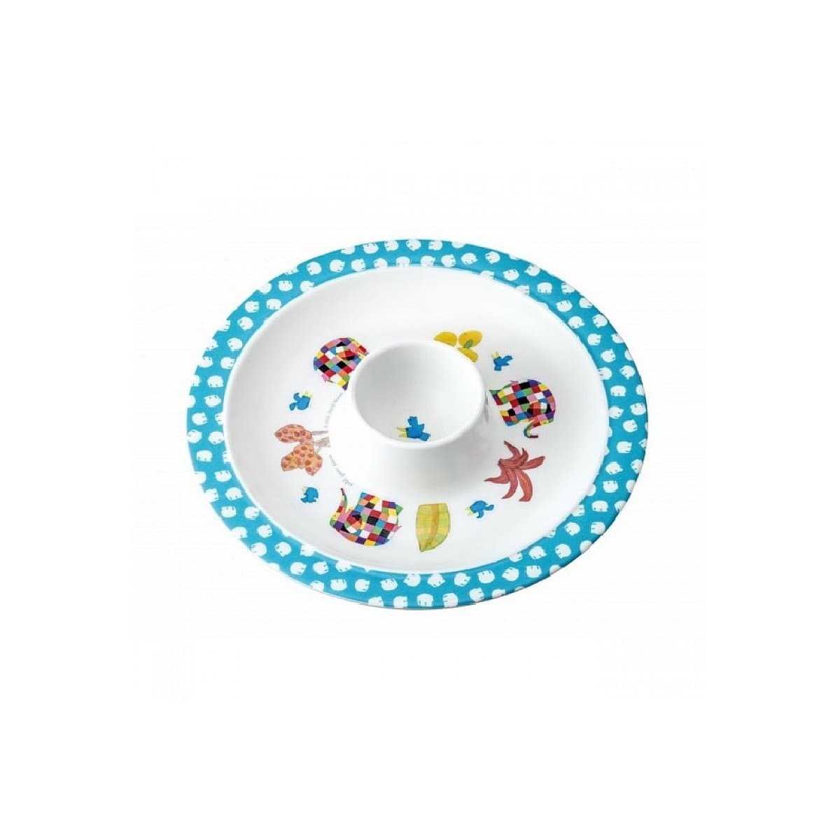 Elmer Egg Cup, Multi-Coloured