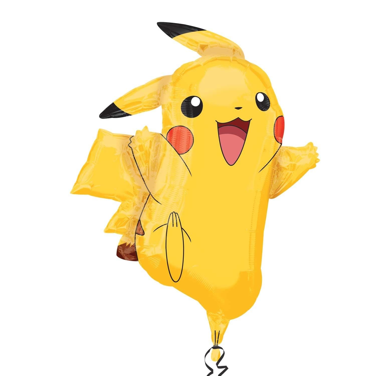 International 2946001 Pikachu Shape Balloon Pack, 31", Yellow