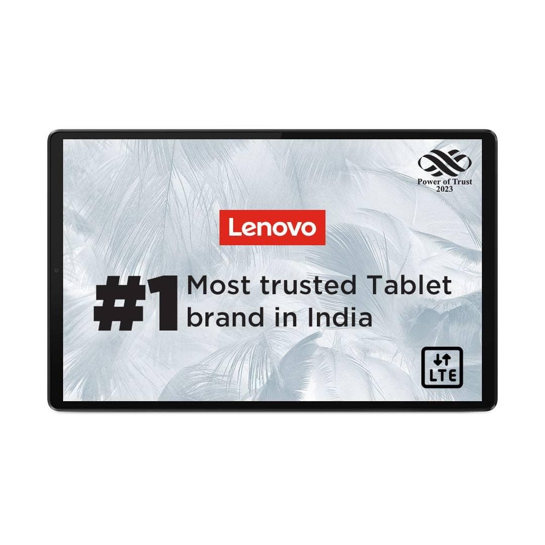 Lenovo Tab M10 FHD 3rd Gen| 10.1 Inch (25.65 cm) | 4 GB RAM, 64 GB ROM| Wi-Fi + LTE, Voice Calling | Full HD Display| Dual Speakers| Octa-Core Processor (Storm Grey)