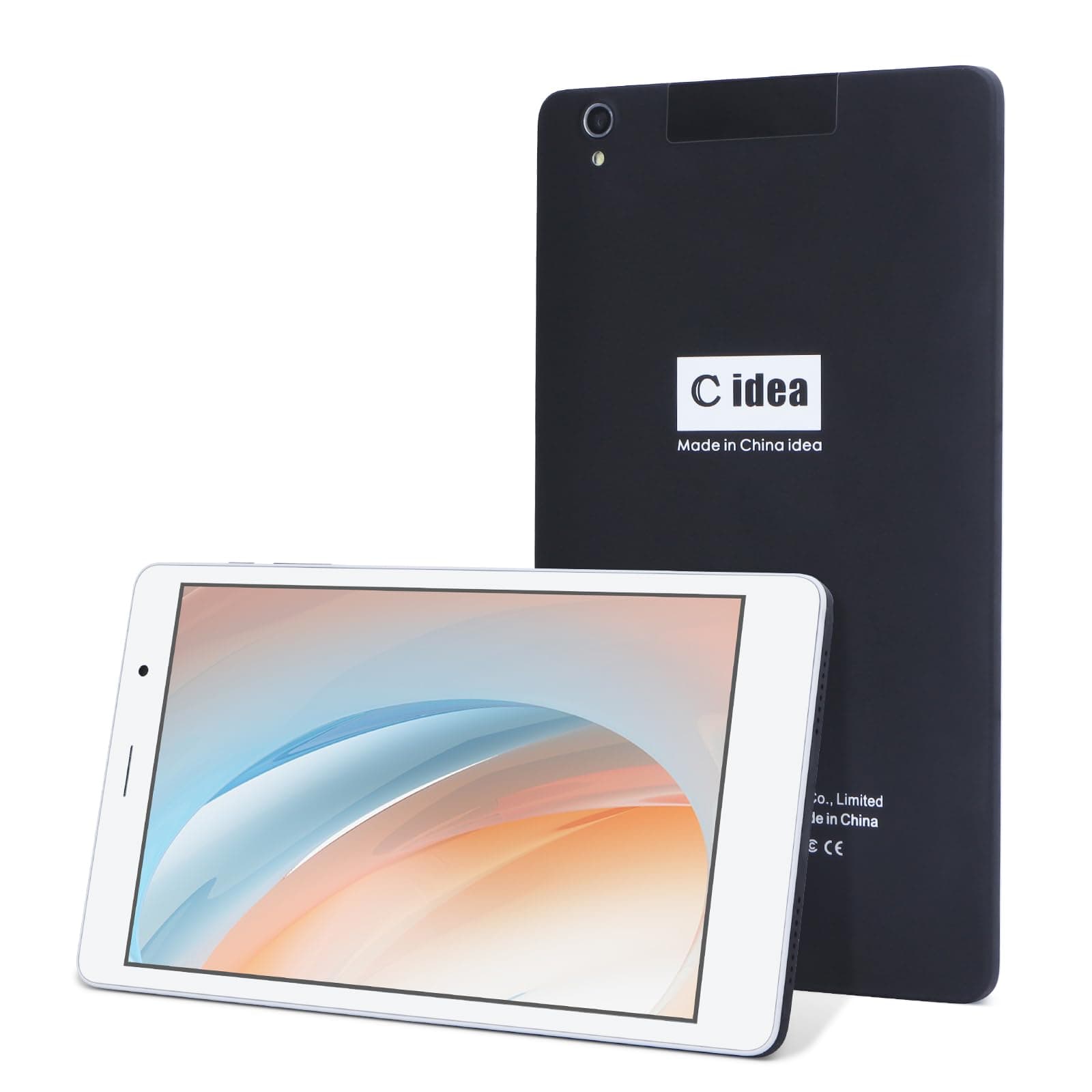 C idea 8 inch Portable Tablet, Android 12 WiFi Tablet with 6GB RAM+256GB ROM 800 * 1280 IPS HD Touch Screen Smart Tablet for Kids and Adults(Black)