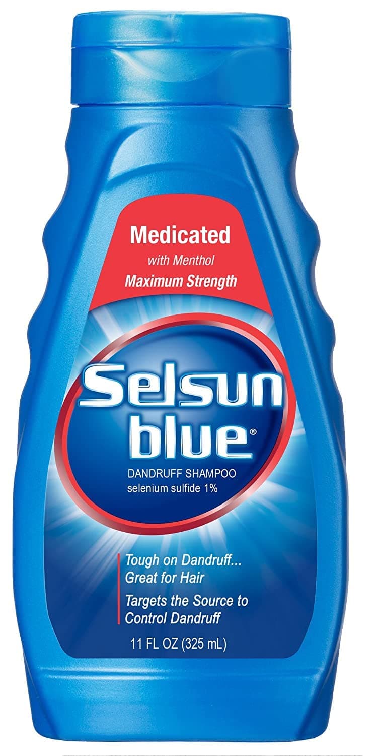 Selsun Blue Medicated Dandruff Shampoo 11-Ounce Bottles (Pack of 3)