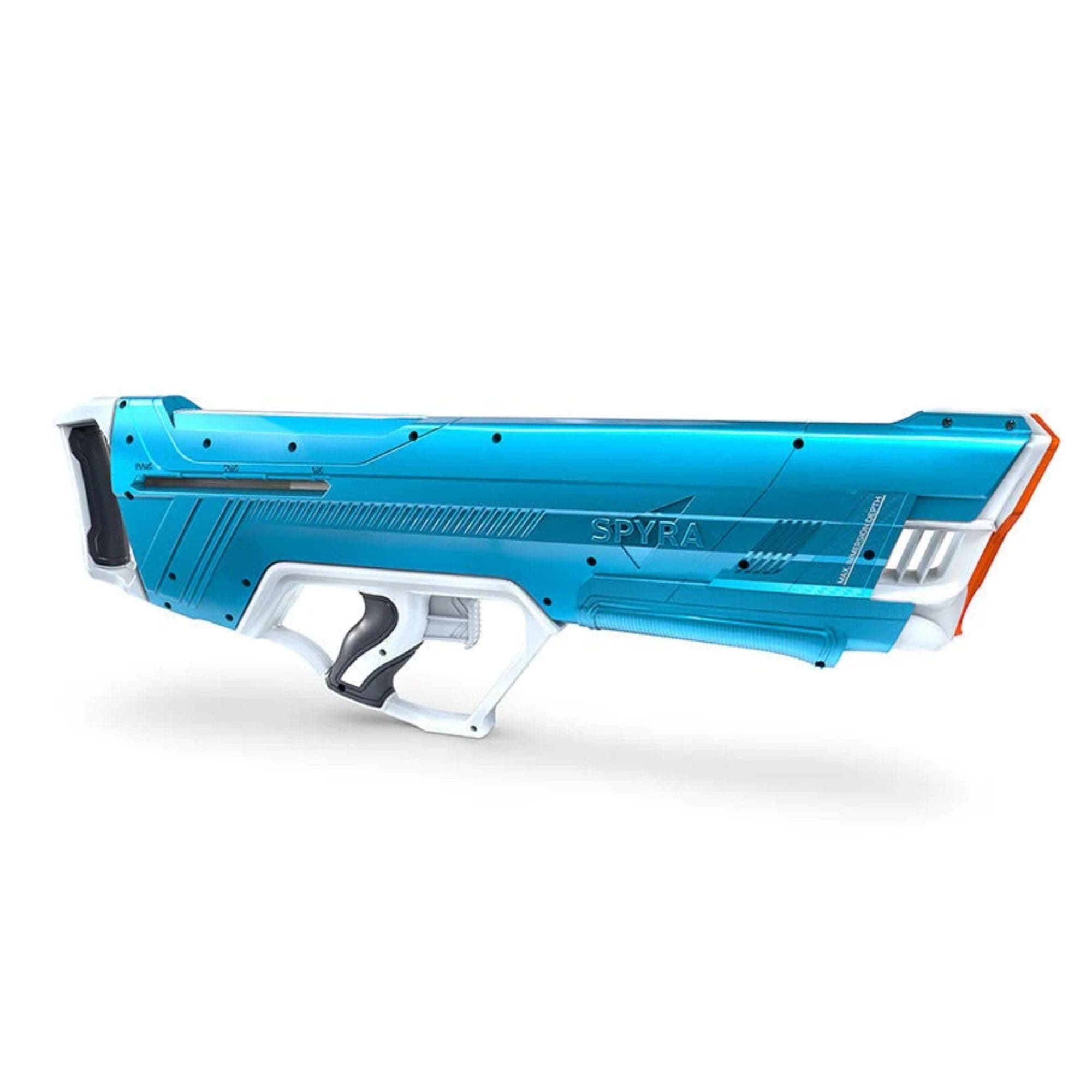 Manual Water Blaster, Outdoor Squirt Gun, SpyraLX™, Blue - Water Blast Guns for Pool Party Games, Beach, Backyard, Patio, and Garden