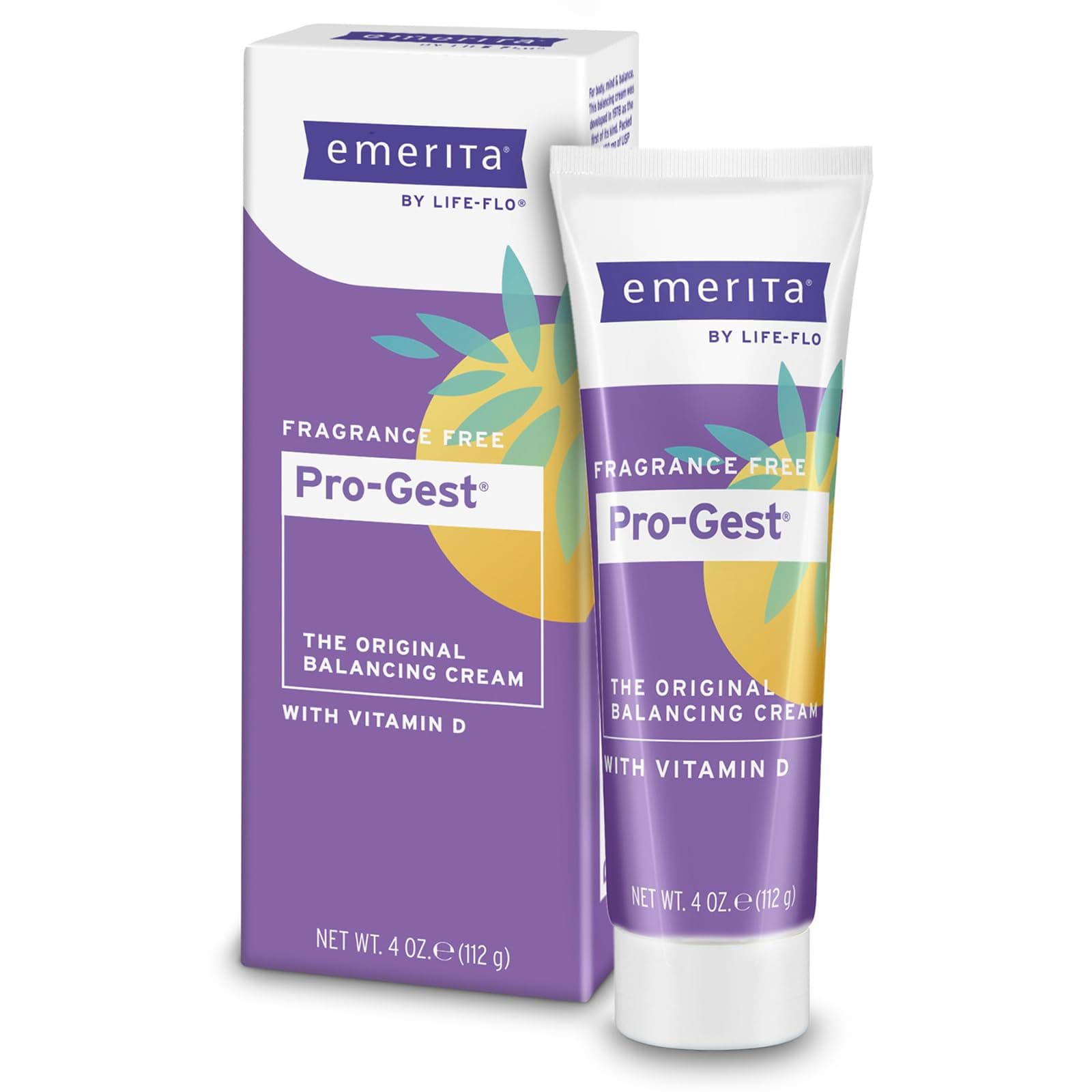 Emerita Pro-Gest Balancing Cream with Vitamin D3, 4 Ounce
