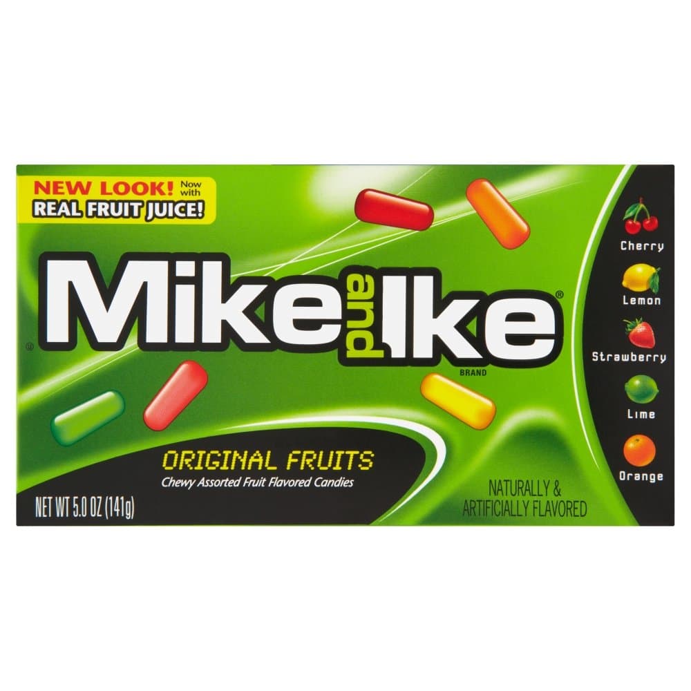 Mike and Ike, Original Fruits Chewy Assorted Fruit Flavored Candies