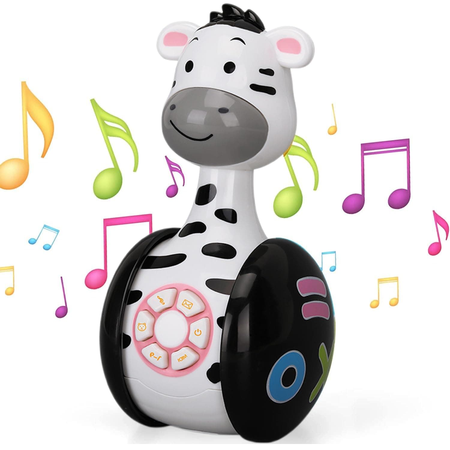 Musical Baby Toys Age 1- Present for 1 year old Boys Girls Baby Animal Tumbler Toy with Lights and Songs baby & toddler toys 6-9-12 Months Sensory Toy 1st Birthday Gifts for Girls Boys