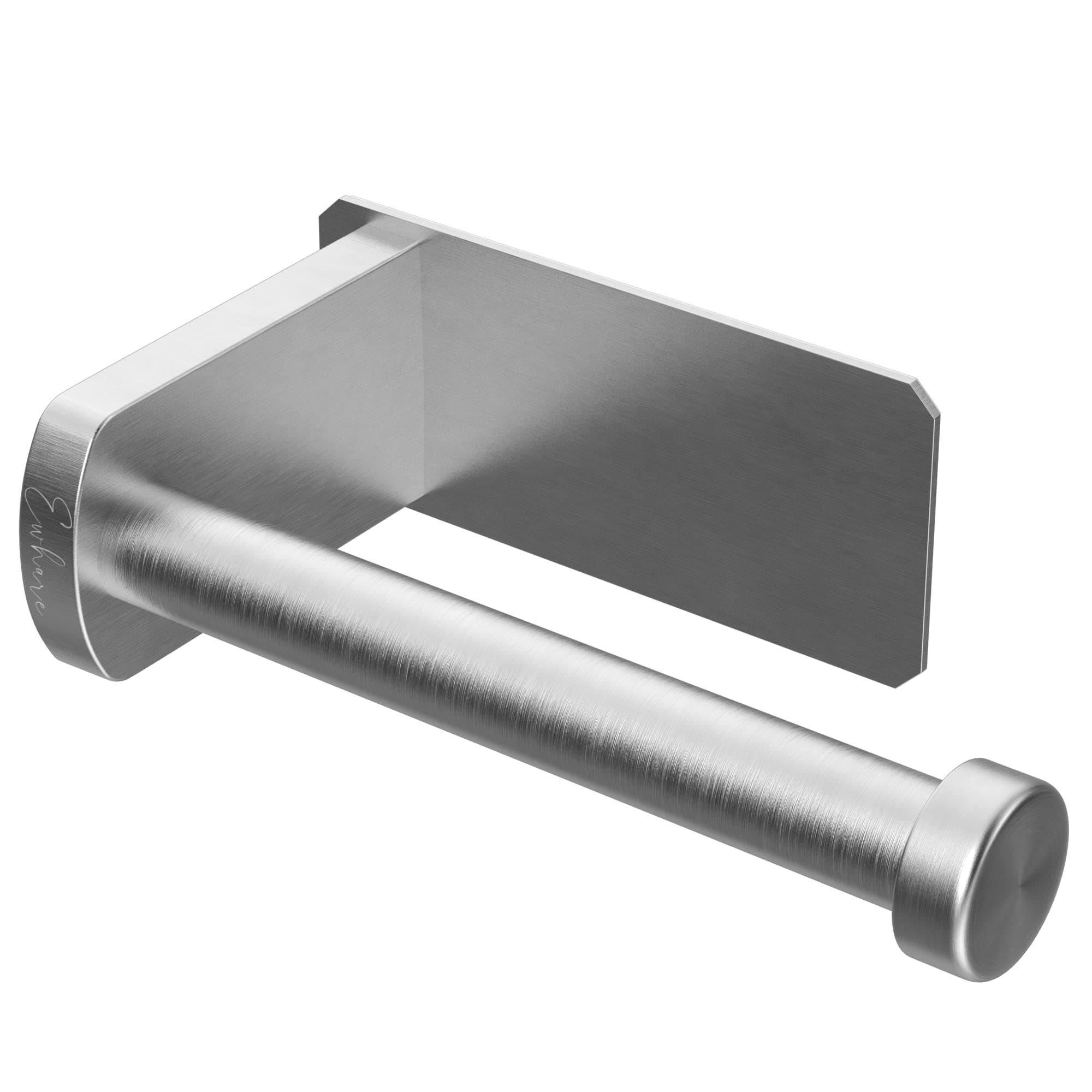 Premium Toilet Roll Holder Wall Mounted - Self Adhesive, 304 Premium Stainless Steel Toilet Paper Holder for Bathroom & Kitchen - Waterproof & Rust Resistant - No Drilling Required