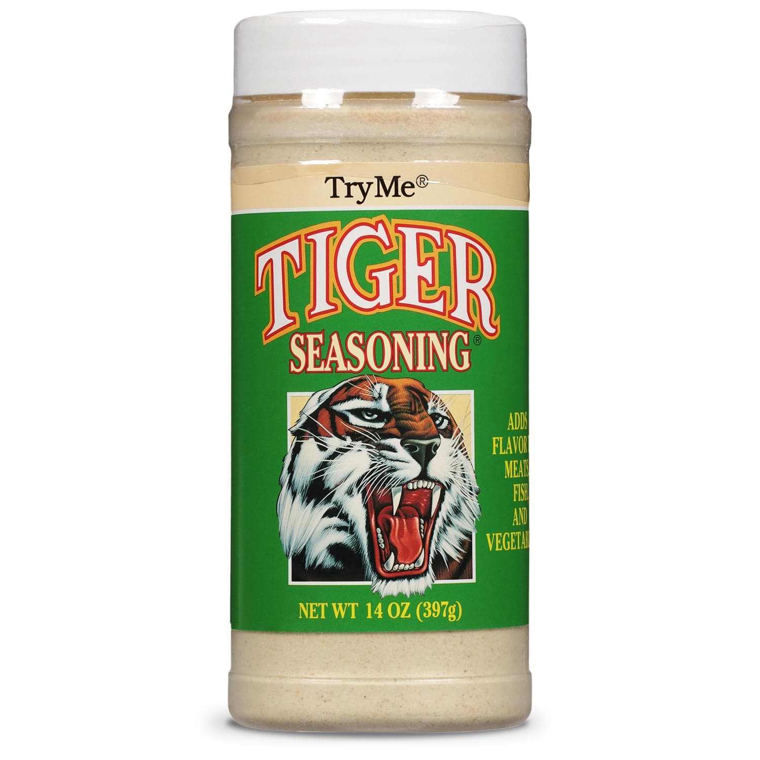 Tiger Seasoning for Meat Fish and Vegetables, 14oz Bottle (Pack of 1)